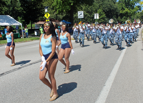 Warrensville Hts Marching Band in Parade of Flags on One World Day